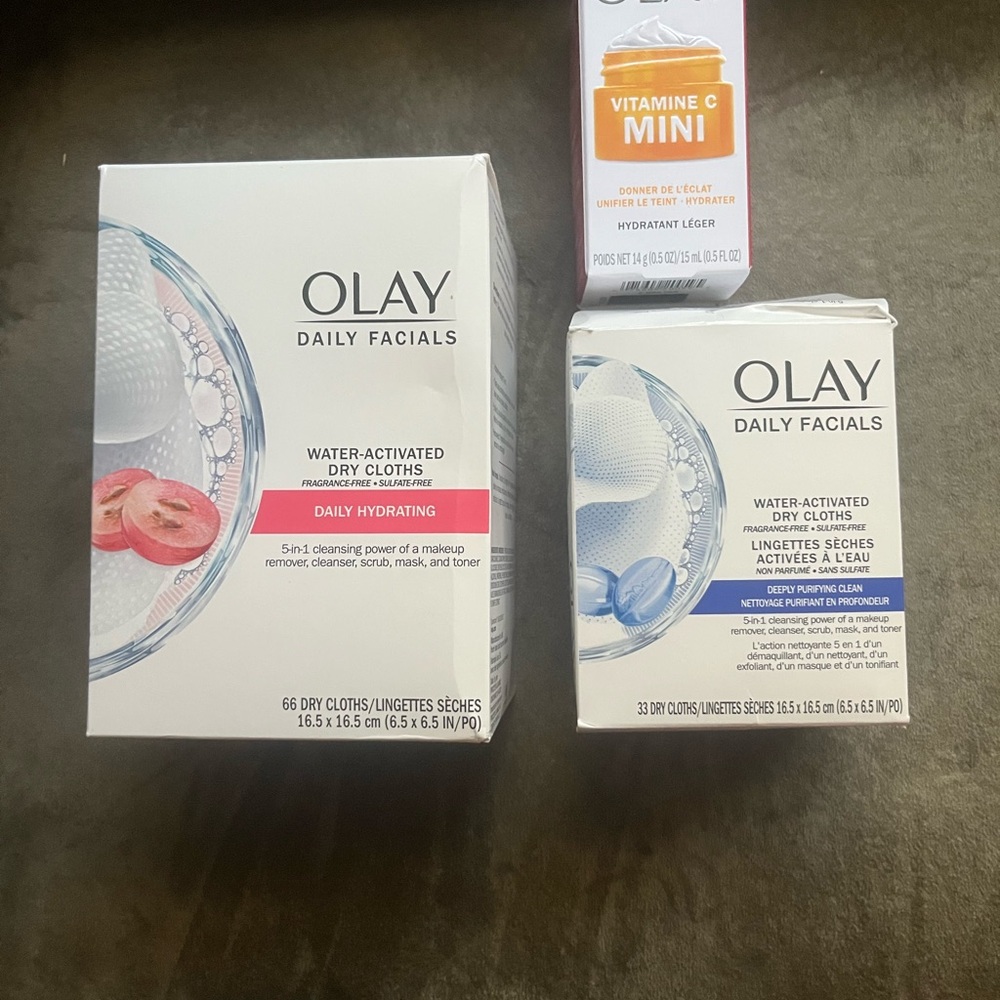 OLAY Daily Facials with Vitamin C Mini